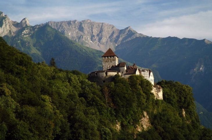 The castle of Vaduz