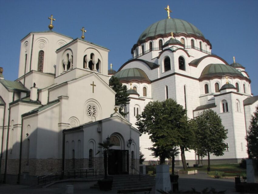 Serbia Sveti Sava Orthodox Church in Belgrade